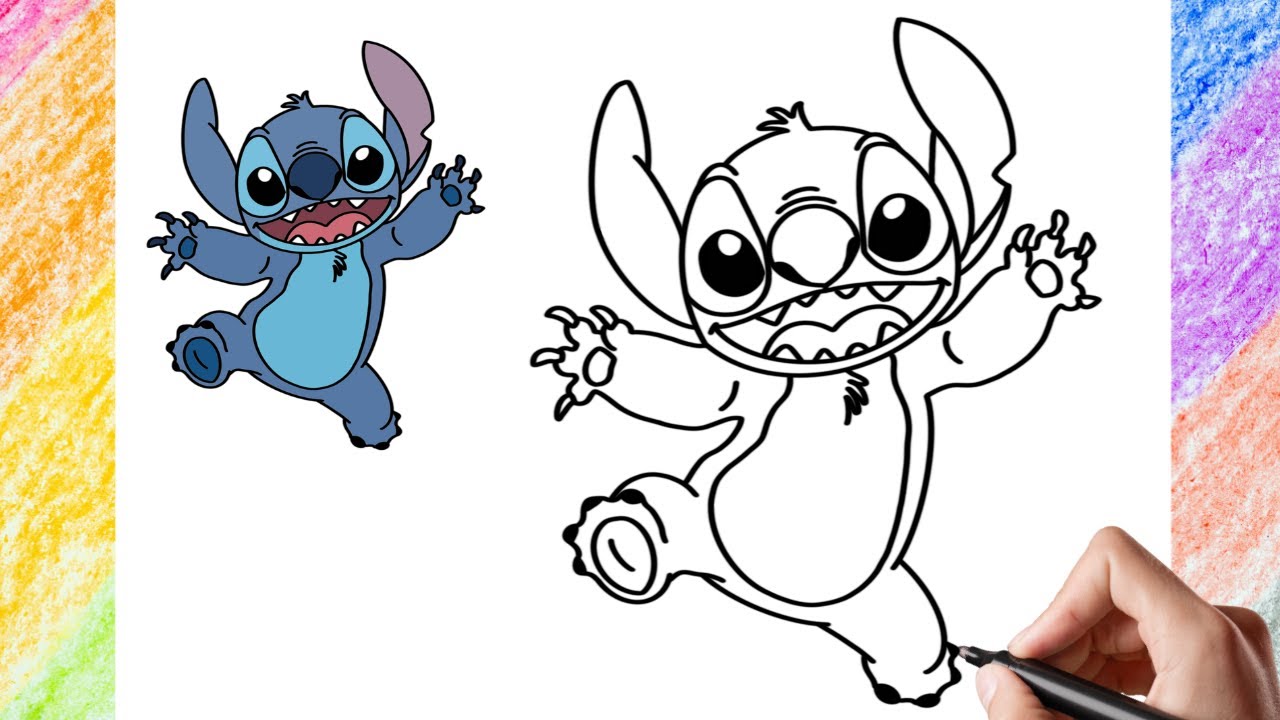 HOW TO DRAW STITCH FROM LILO AND STITCH