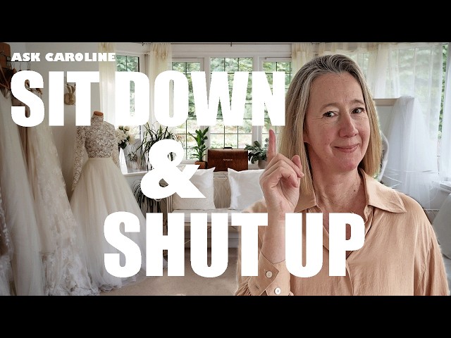 What NOT to do at a wedding dress appointment and when to SIT DOWN & SHUT UP. Bridal fitting tips. - YouTube What NOT to do at a wedding dress appointment and when to SIT DOWN & SHUT UP. Bridal fitting tips. - YouTube