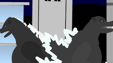 Final Wars Godzilla and Heisei Godzilla STK showcase | A Godzilla Stick Nodes Animation