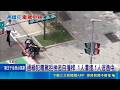 警匪追逐! 通緝犯拒檢撞桿 下車喊"救命"遭逮 "不要動!" 員警追捕通緝犯 手腳挫傷慘掛彩｜三立新聞LIVE