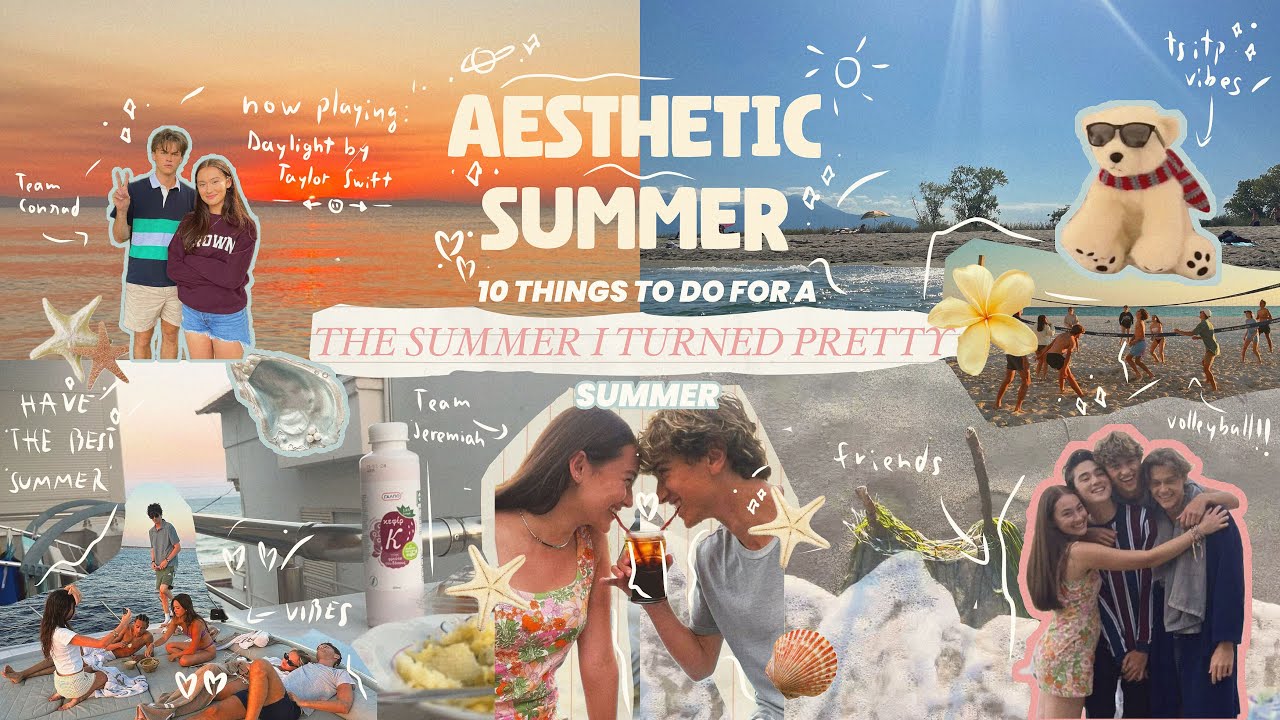 🌊🐚 10 THINGS TO DO ♾️ for a The Summer I Turned Pretty summer 🫧