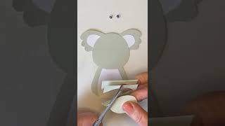 Adorable Koala - Paper Crafts for Kids #shorts