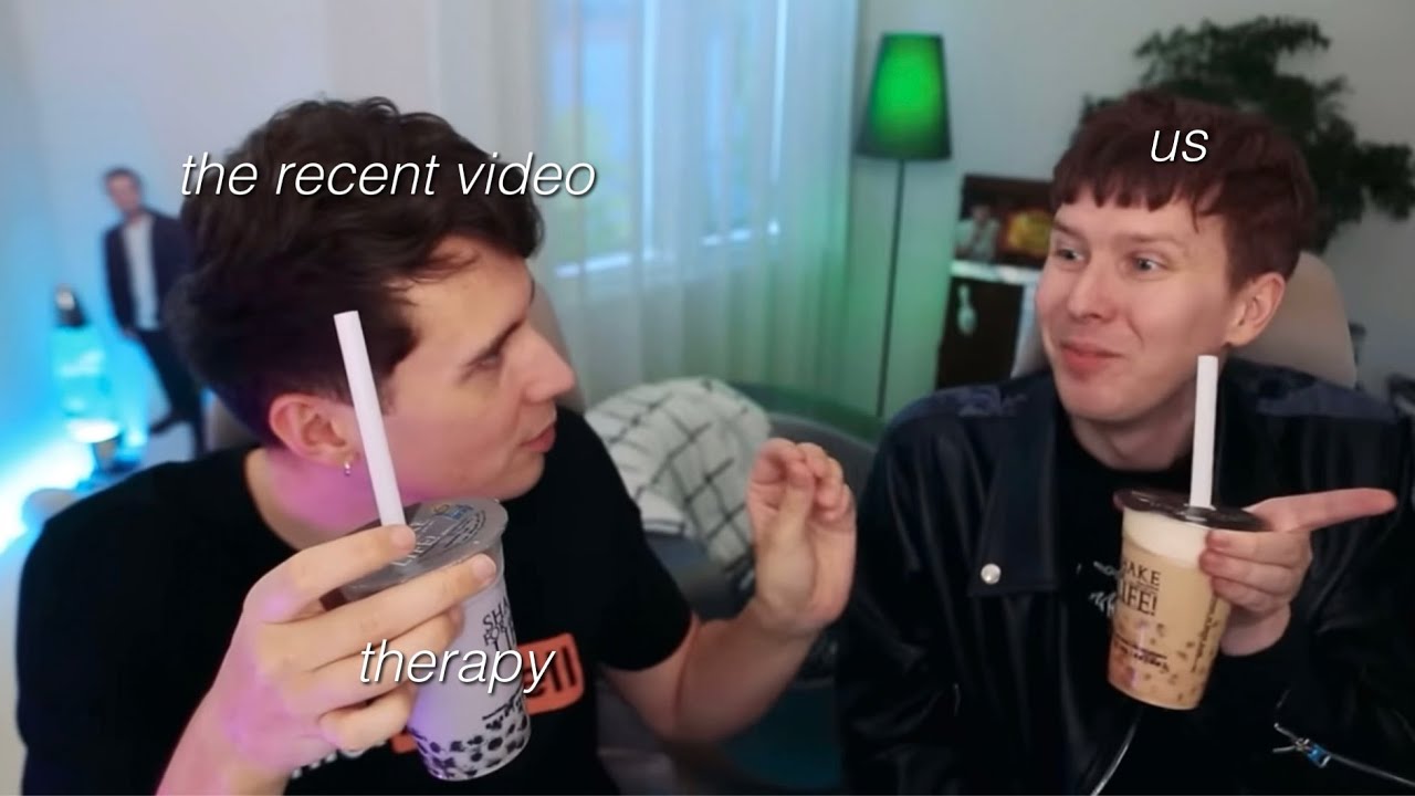 comforting dan and phil moments because i'm still recovering