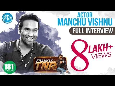Mosagallu Actor Manchu Vishnu Exclusive Interview | Frankly With TNR 181 |Talking Movies With iDream