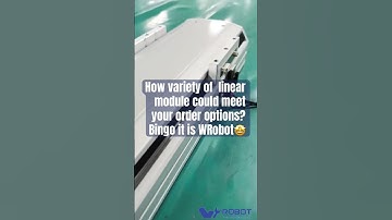 W-Robot linear module different types#beltdriven#ballscrew#rackandpinion#linearmotor#onestopsupplier