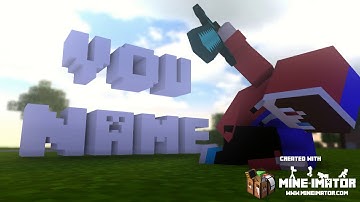 Mine Imator Intro Template#6 By CNLArtz Edit By Me