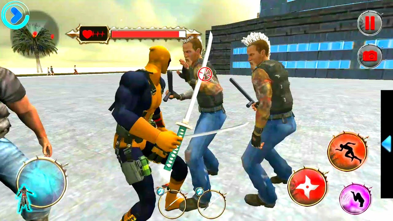 Ultimate Kung Fu Grand Superhero Deadpool Fighting Ninja City Rescue Mission Android Gameplay