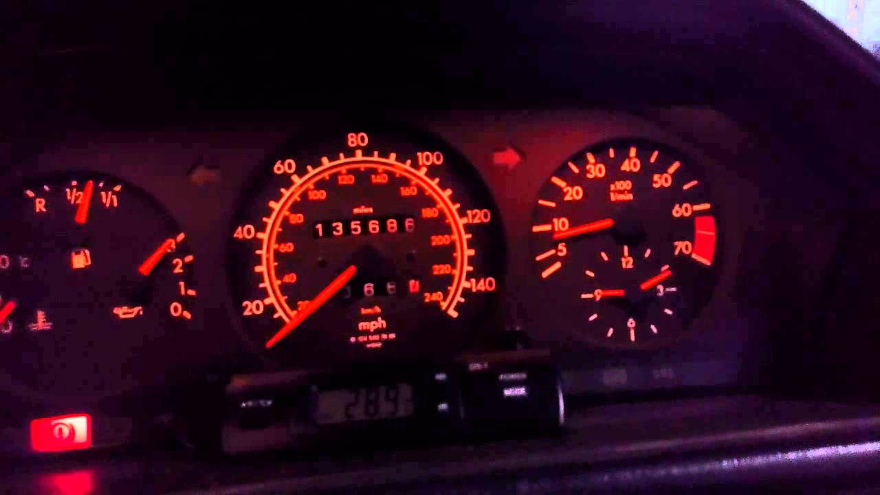Mercedes w124 3 week's first cold start YouTube