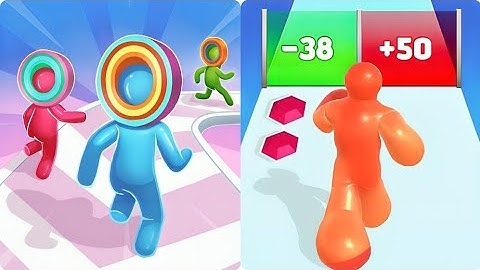 Layer man Run Vs Join Blob 3d max Level gameplay