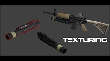 M203 {Speed texture in Blender 3D and GIMP}