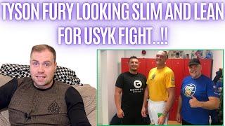 😱 TYSON FURY LOOKING LEAN AND SLIM FOR USYK FIGHT..!!!!