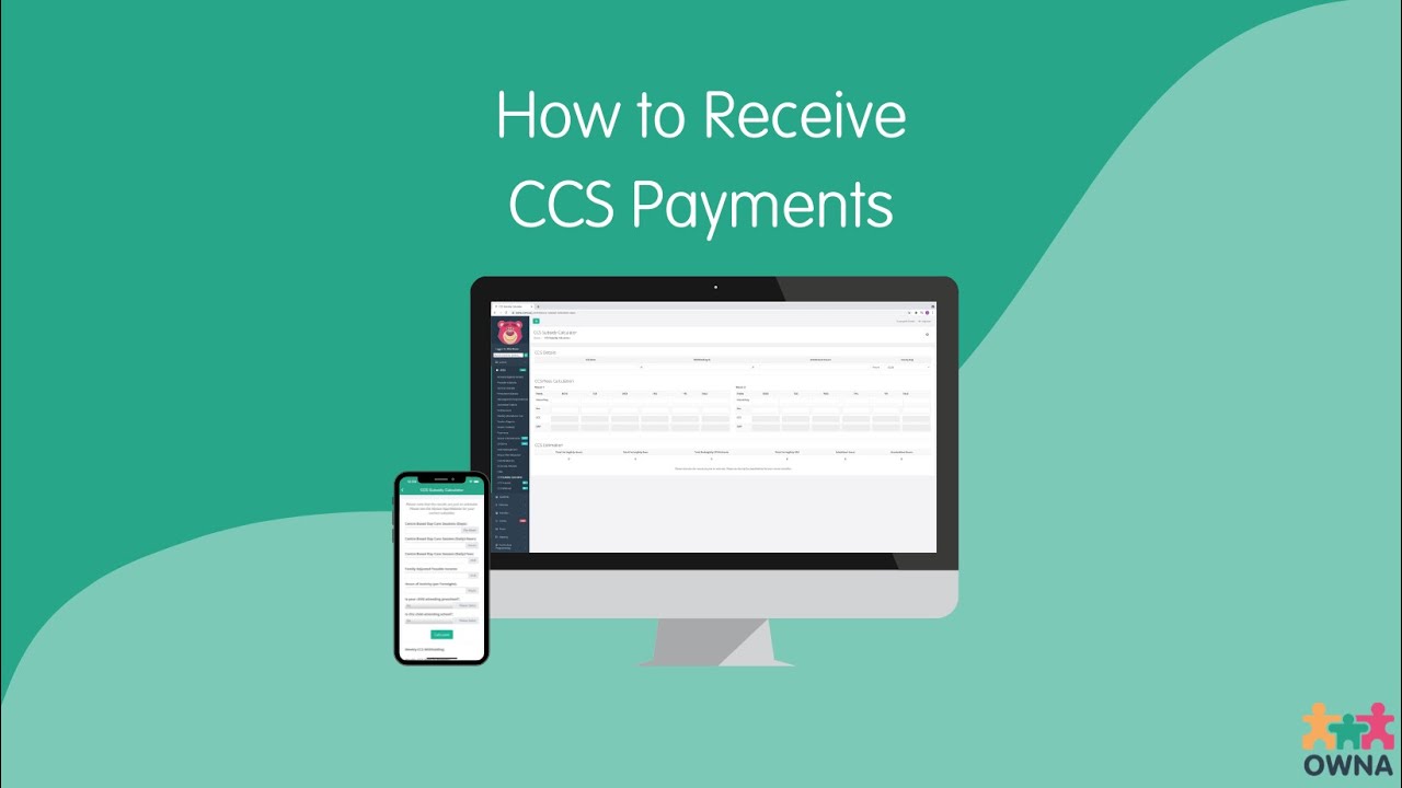 How to Receive CCS Payments in OWNA - YouTube