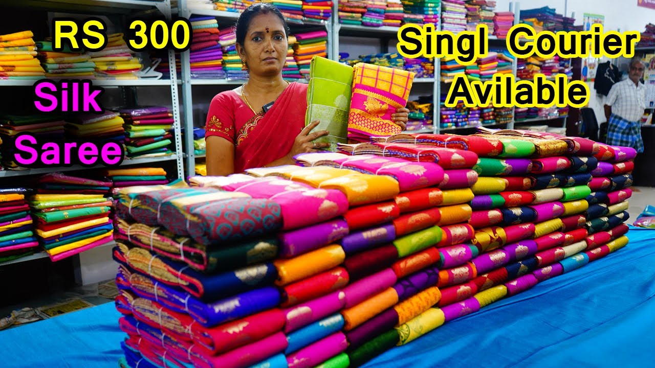 Salem Elampillai Silk Sarees Manufacture Direct Selling in Wholesale