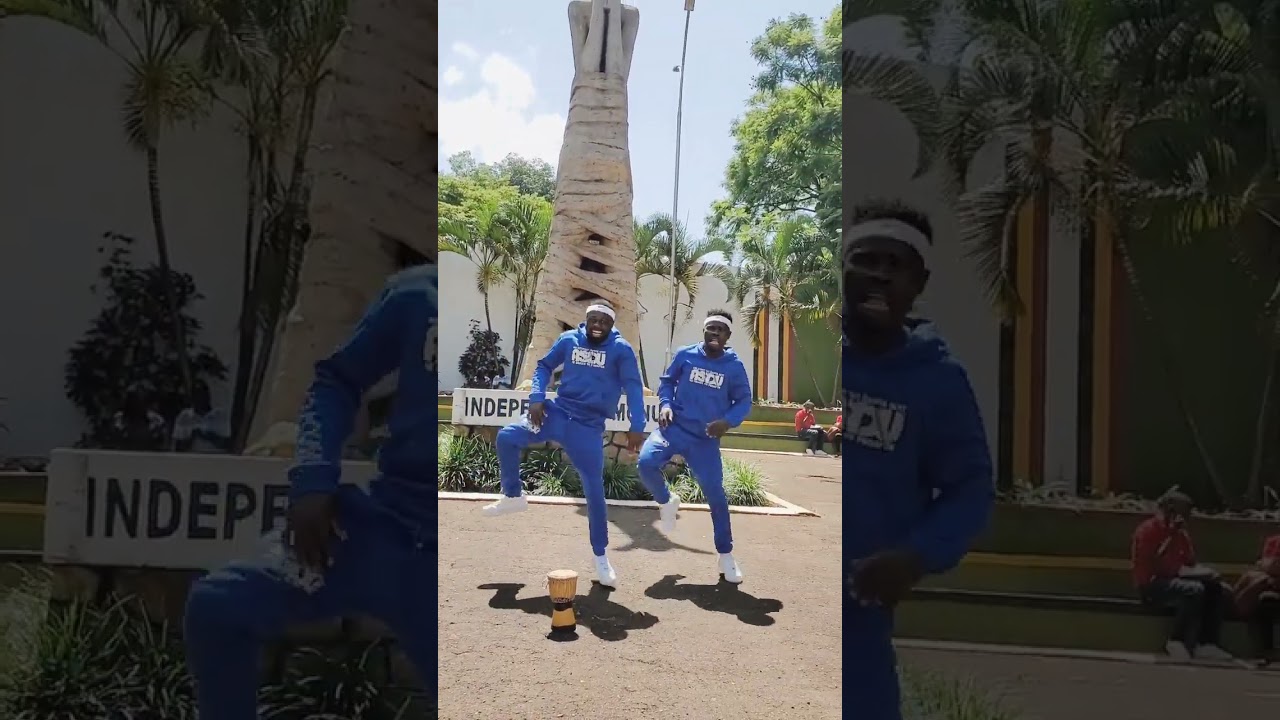 we de Air Stepers Dancers on#chaw chaw#Fik Fameica#Dee jay ll#trending