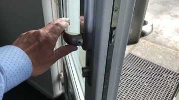 Borg 6100 Mechanical Keyless UPVC Handle - Stainless Steel