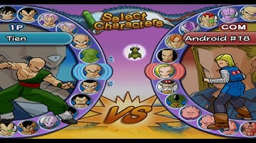 Tien VS Android 18 | Battle 147 | Dragonball Z Budokai 3