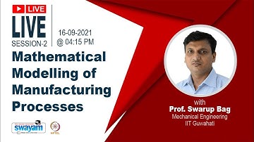 Mathematical Modelling of Manufacturing Processes