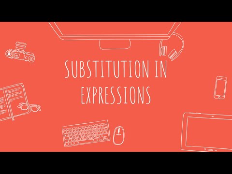 Grade 9 Substitution into Expressions