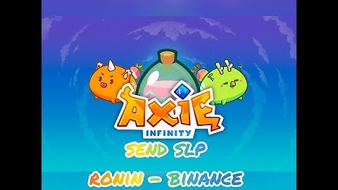 how to send SLP from RONIN to BINANCE using mobile | TAGALOG |