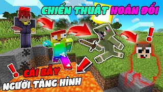 NẾU NOOB TEAM LÀM BẪY BẮT NGƯỜI TÀNG HÌNH KHI DỊCH CHUYỂN NGẪU NHIÊN TRONG MINECRAFT