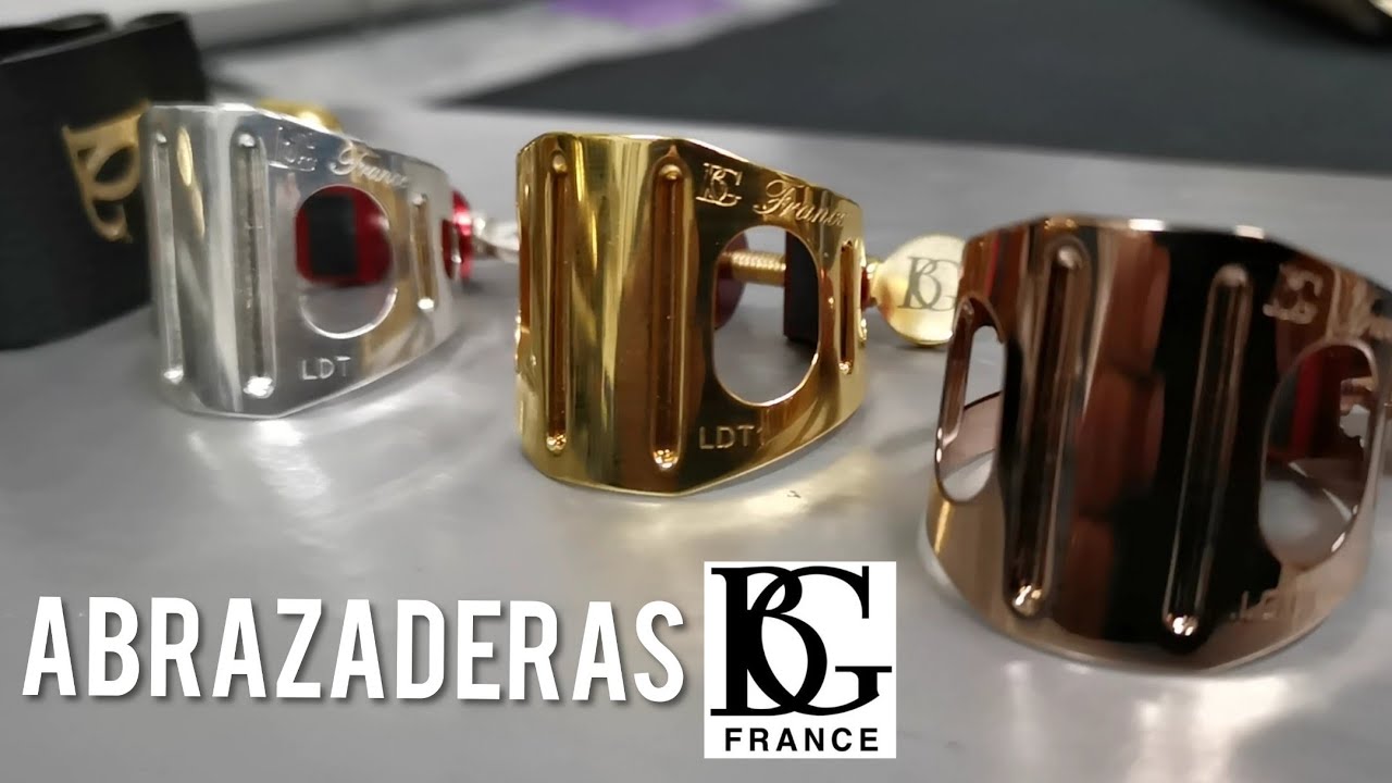 Abrazaderas BG France (BG France saxophone ligatures) YouTube