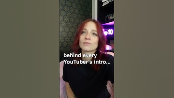 The Secret Struggle Behind Every YouTube Intro😂