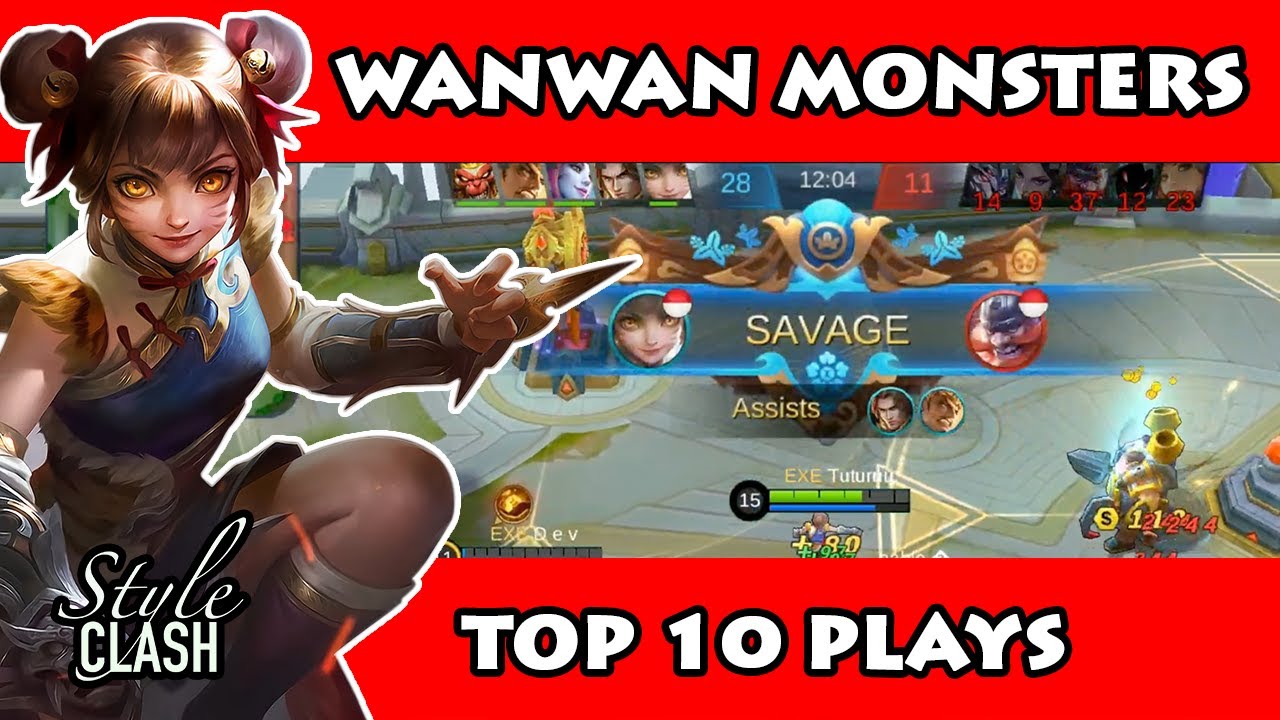 Wanwan Mobile Legends - Top 10 Plays | EPIC SKIN GIVEAWAY 2019 | Weekly StyleClash Vol. 1 Ep. 6