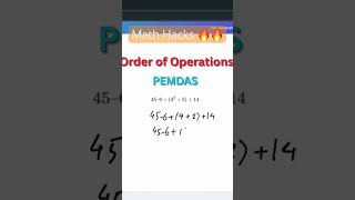 Order Of Operations Pemdas