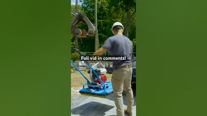 Comparing hardscaping rolling compactors #pavers #pavetool #familybusiness #shorts
