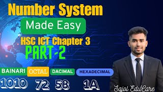HSC ICT Chapter 3 Number System | সংখ্যা পদ্ধতি Binary, Decimal, Octal, Hexadecimal