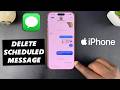 How To Delete Scheduled (Send Later) Message On iPhone