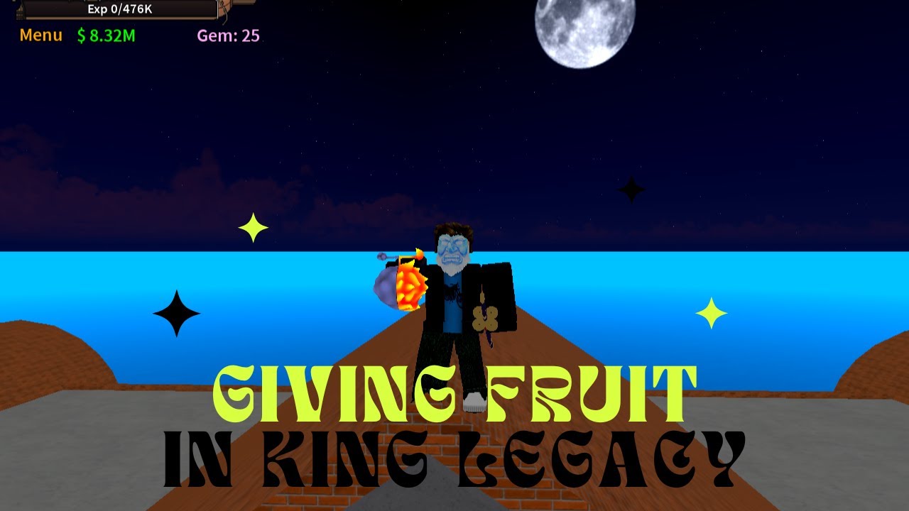 Giving free fruits in King Legacy pt.1 YouTube