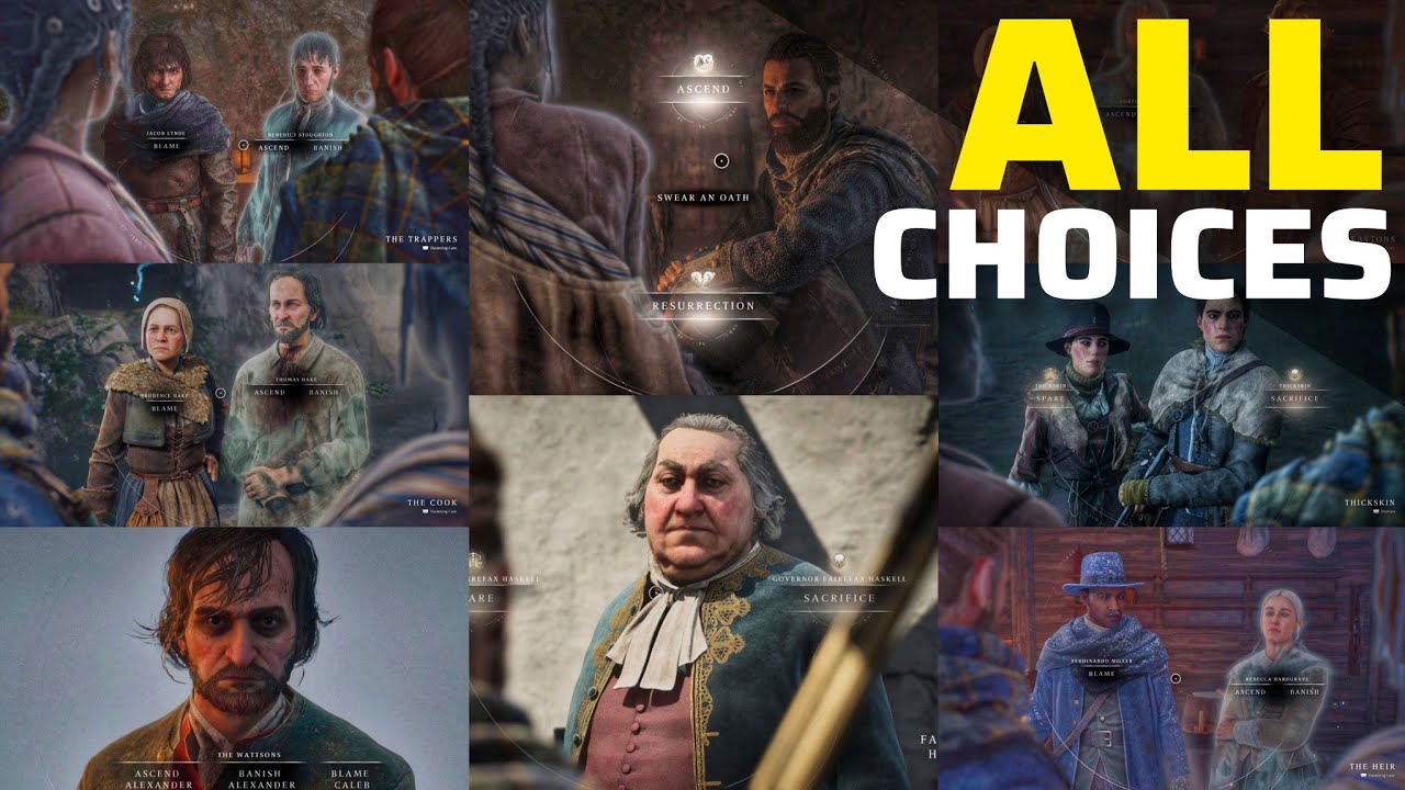 Banishers: Ghosts of New Eden | All Main Story Choices | Only Choices
