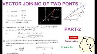 VECTOR JOINING OF TWO POINTS (CBSE | CHSE | ICSE | JEE)