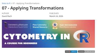 Celebrity Cytometry in R - Applying Transformations - Week #07 v2 Wealth