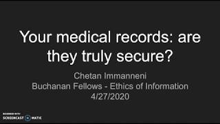 PSA: Your Medical Records: Are They Truly Secure?