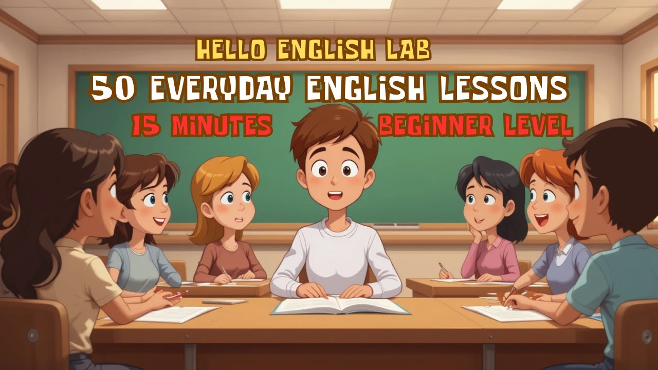 50 Daily English Lessons You Must Know | learn English for beginners | Speaking and Listening Easy