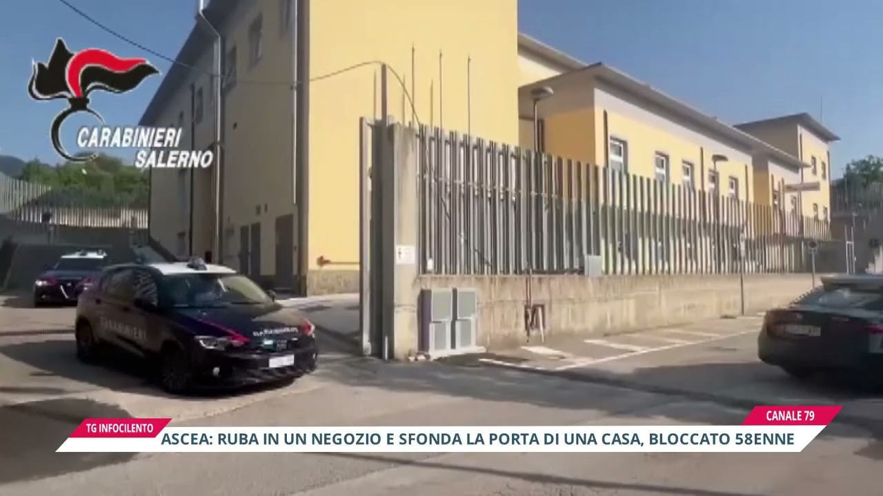 Attimi di panico ad Ascea Marina: ruba in un negozio e sfonda la porta di una casa
