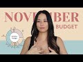 The Most Money I&#39;ve Spent This Year | October/November Budget | Aja Dang