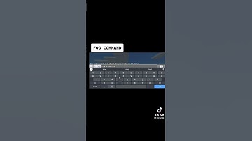 fog command #minecraft