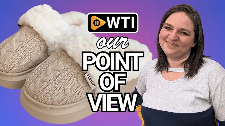 HORMAUWORD Plush Knit Women's Slippers | POV | Would you buy it?