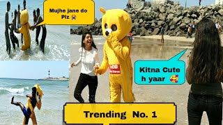 Funny Pranks on Public ! Prank on Cute Girls 😆🔥🐷 PART - 01 ! Teddy  Bear Prank ! Reaction Pranks !