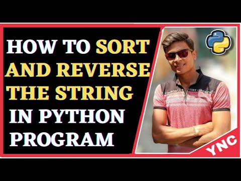 Python Program To Sort Words In Alphabetical Order | Hindi