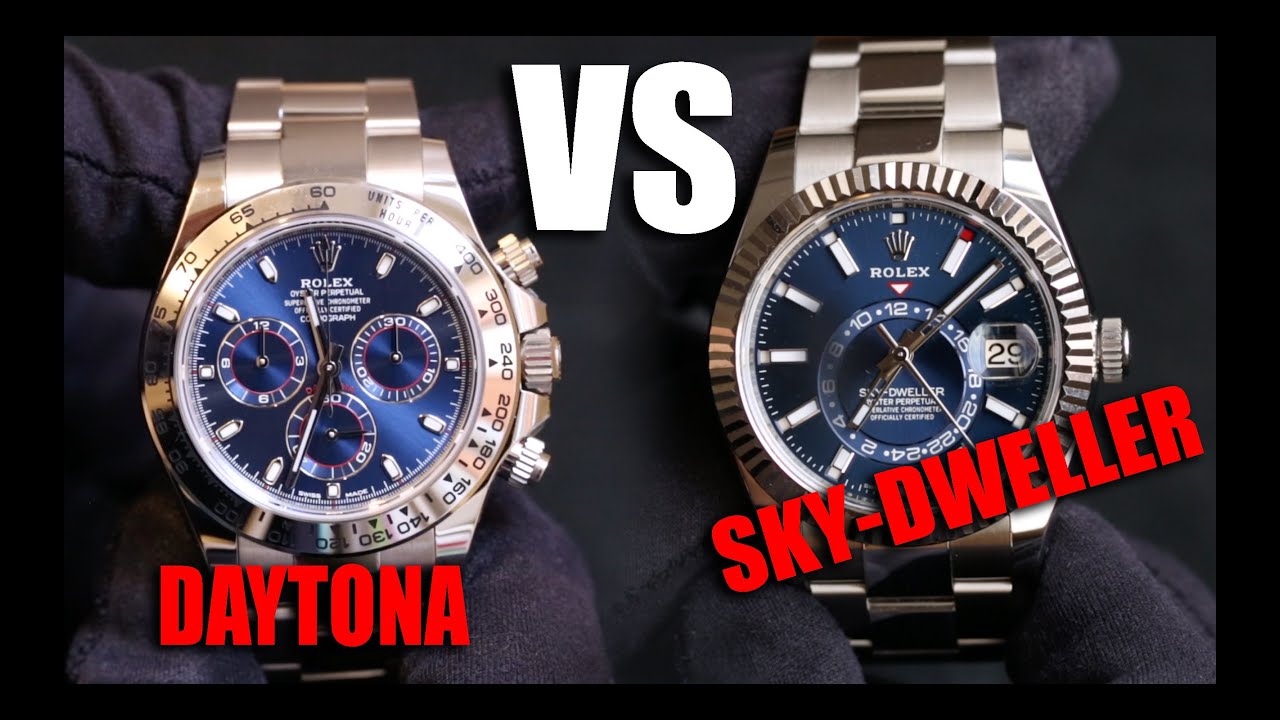Rolex - Daytona vs Sky-Dweller - YouTube