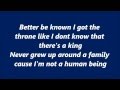 Invincible - machine gun kelly lyrics 1080p