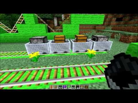 Как пользоваться вагонетками и рельсами в Minecraft