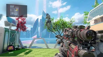 BO3 quickscoping gameplay on nuketown