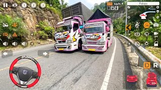 Truk Oleng Canter Ketemu Kembaran Di Perjalanan | Mod Bus Simulator Indonesia screenshot 2