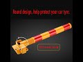 Parking Barrier Pole, PARKING BARRIER Vehicle Security Car Bollard Safety Post Lock From BYBIGPLUS