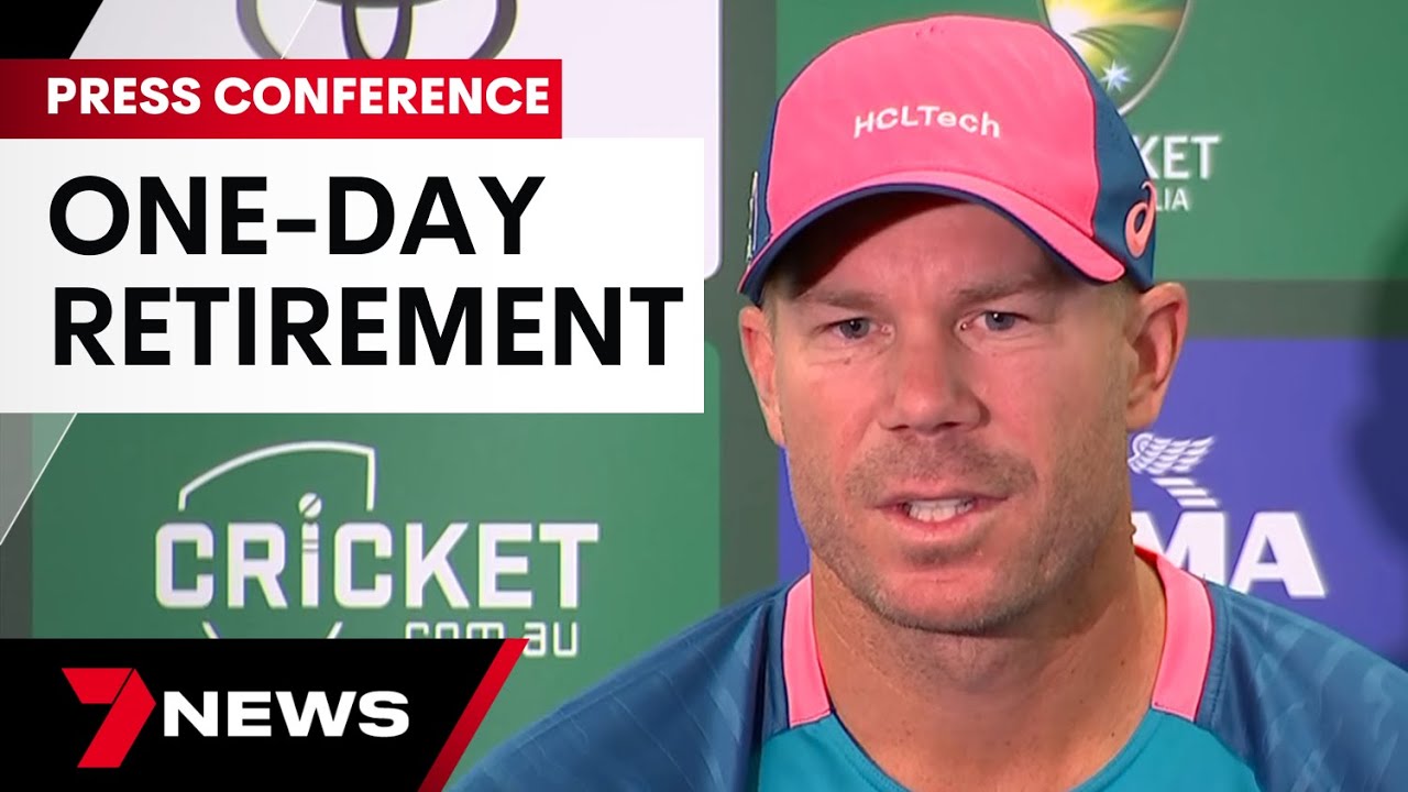 Full press conference: David Warner announces retirement from ODI cricket | 7 News Australia